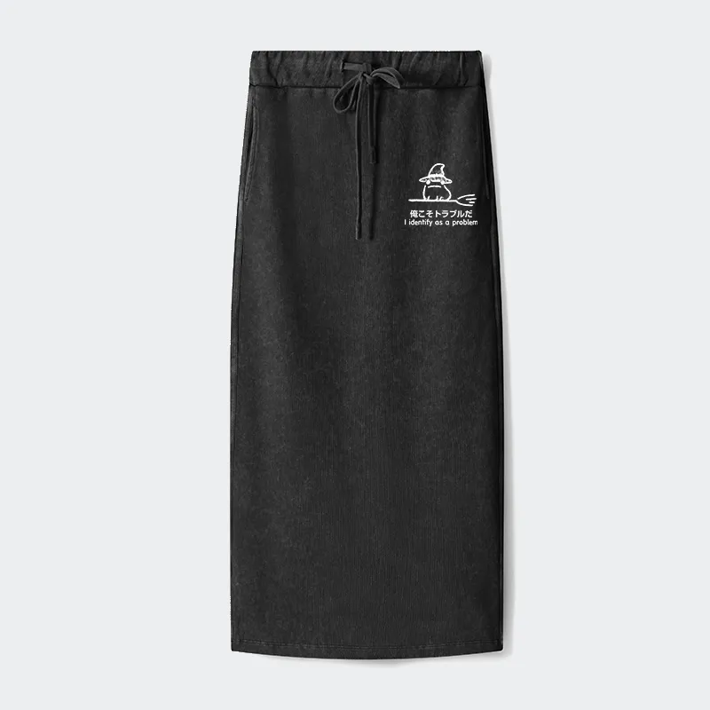 Tokyo-Tiger Mischief Magic Dude Washed Terry Skirt Sale