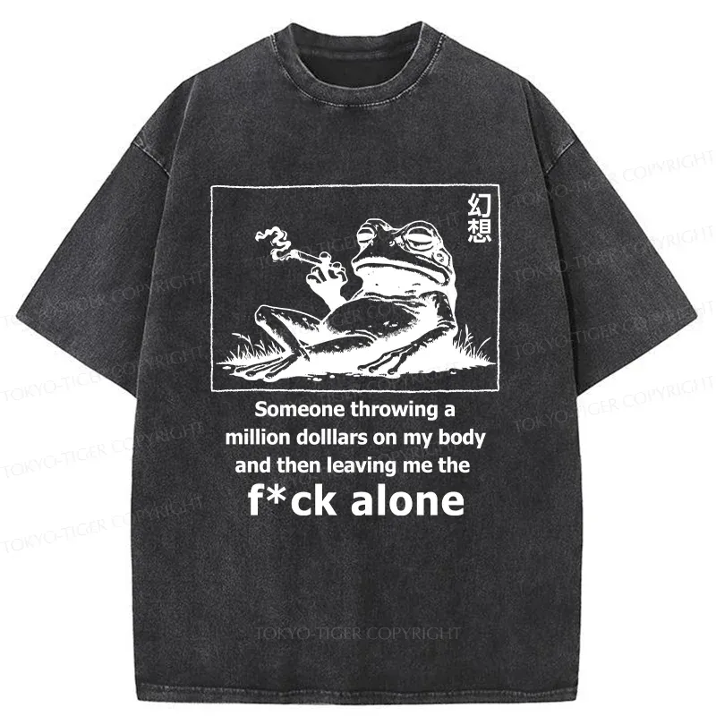 Tokyo-Tiger Frog Is Fantasizing Washed T-Shirt