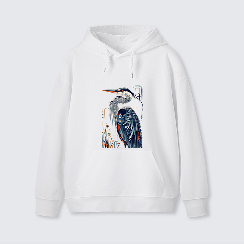 Tokyo-Tiger Stylish Blue Heron Classic Hoodie