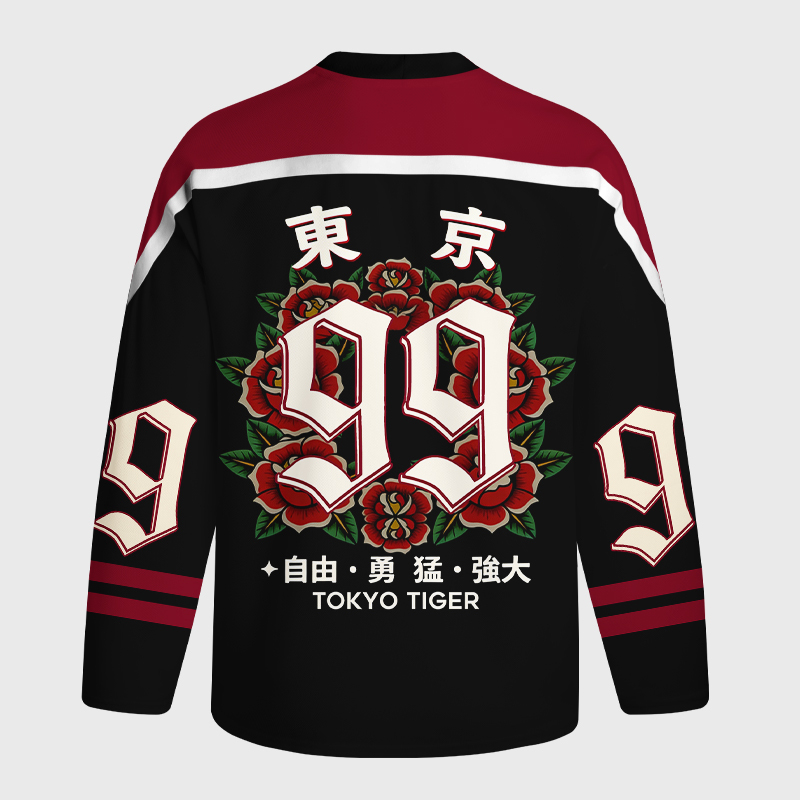 Tokyo-Tiger Tokyo Savage Long-Sleeve Hockey Jersey
