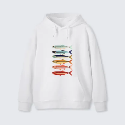 Tokyo-Tiger Colorful Fish Stack Classic Hoodie
