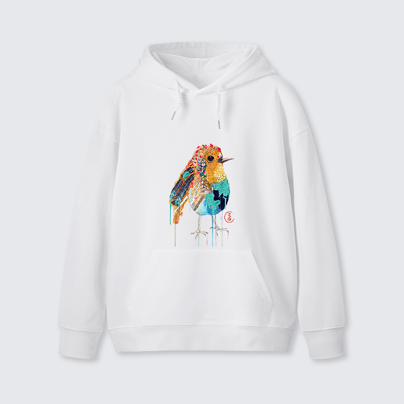 Tokyo-Tiger Sparkly Wild Bird Classic Hoodie