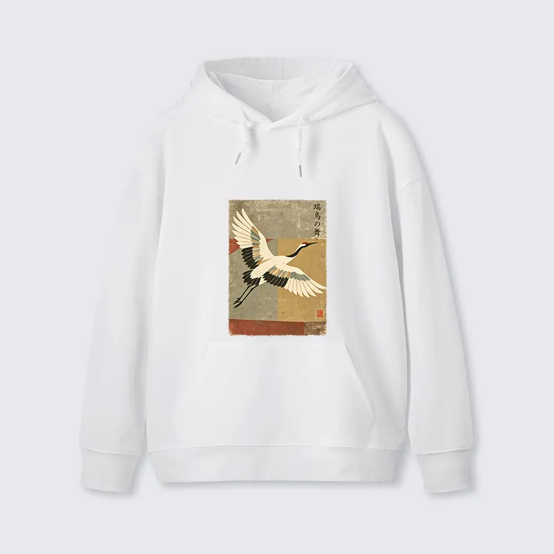 Tokyo-Tiger Crane Spirit Classic Hoodie Sale