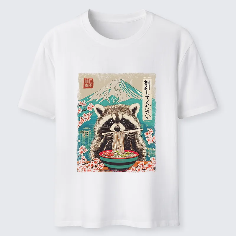 Tokyo-Tiger Please Give Raccoon A Discount Classic T-Shirt