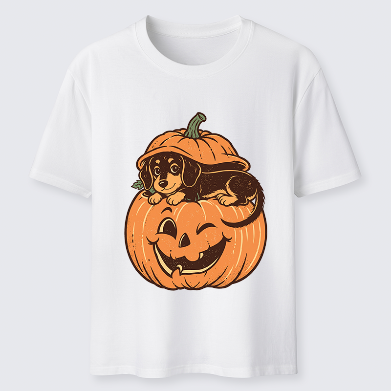 Tokyo-Tiger Retro Pumpkin Dog Classic T-Shirt