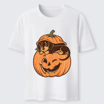 Tokyo-Tiger Retro Pumpkin Dog Classic T-Shirt