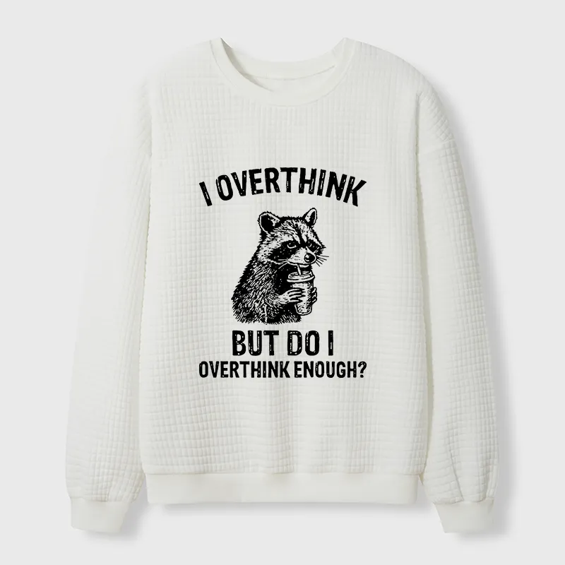 Tokyo-Tiger Constant Overthinking Waffle Sweatshirt Sale