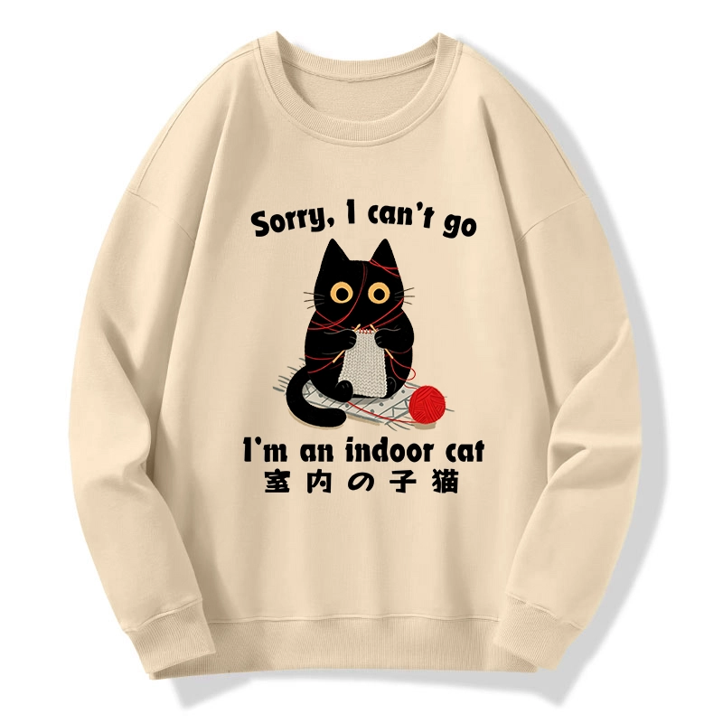 Tokyo-Tiger Indoor Cat Meme Classic Sweatshirt