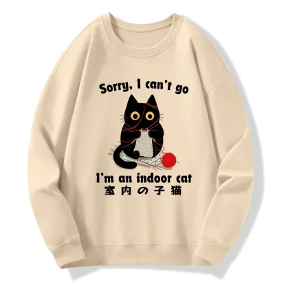 Tokyo-Tiger Indoor Cat Meme Classic Sweatshirt