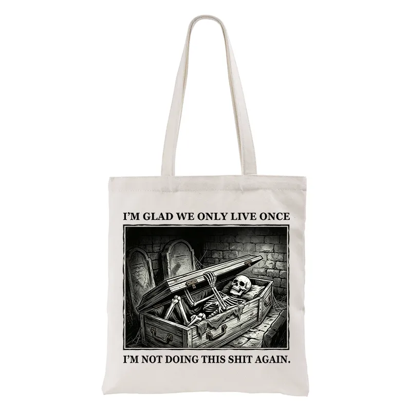 Tokyo-Tiger Funny Coffin Skull Meme Tote Bag Sale