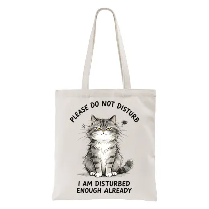 Tokyo-Tiger Funny Cute Little Cat Meme Tote Bag