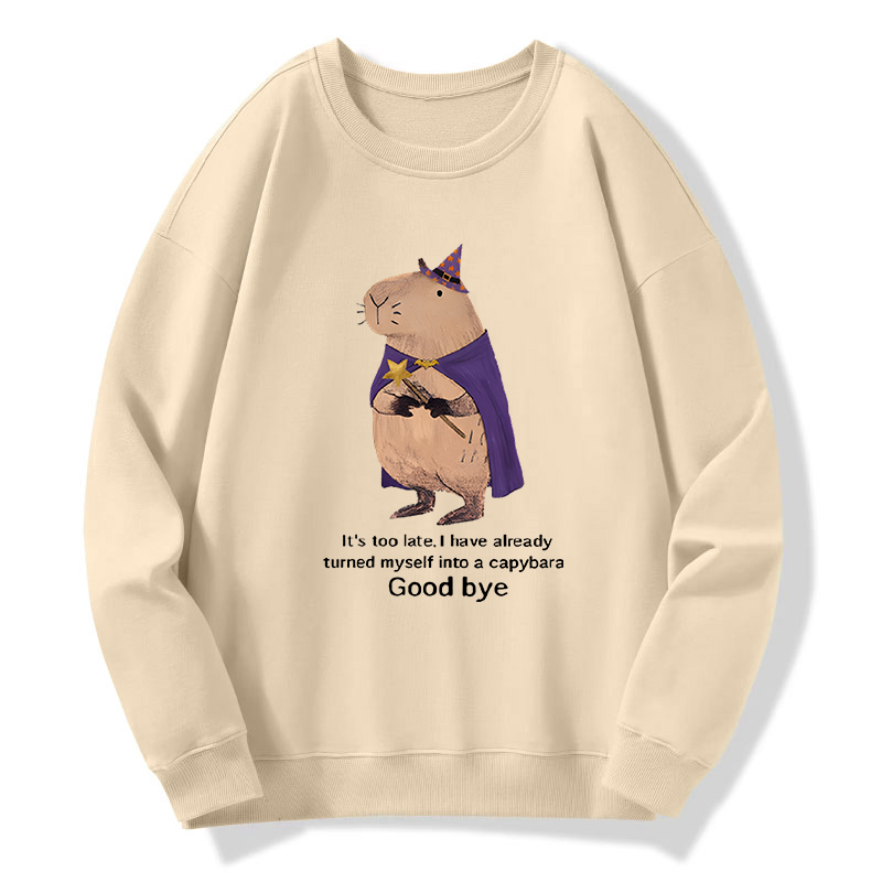 Tokyo-Tiger Funny Wizard Capybara Classic Sweatshirt