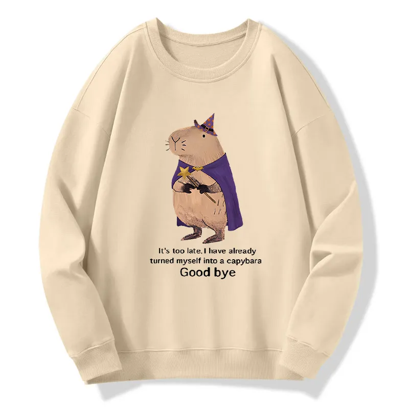 Tokyo-Tiger Funny Wizard Capybara Classic Sweatshirt
