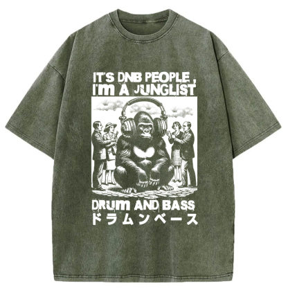 Tokyo-Tiger This Is DNB People Washed T-Shirt