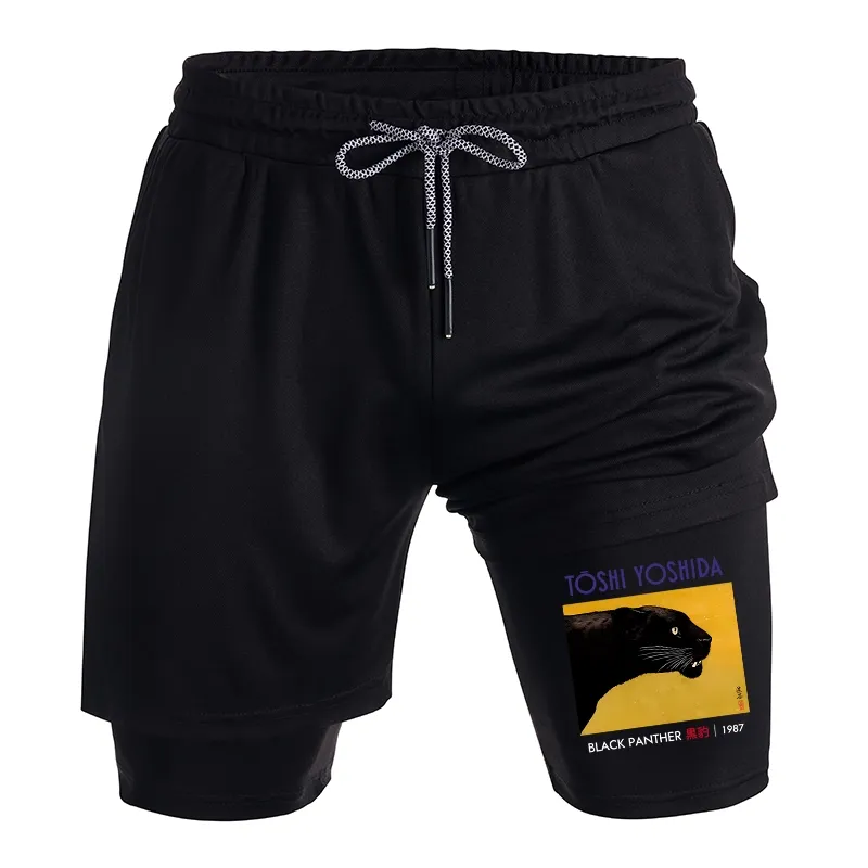 Tokyo-Tiger Black Panther Training Shorts