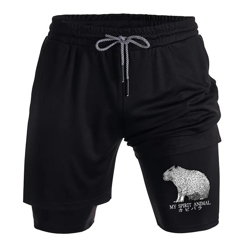Tokyo-Tiger Capybara Spirit Training Shorts