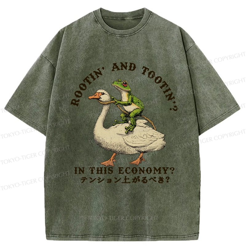 Tokyo-Tiger Should I Be Excited Washed T-Shirt