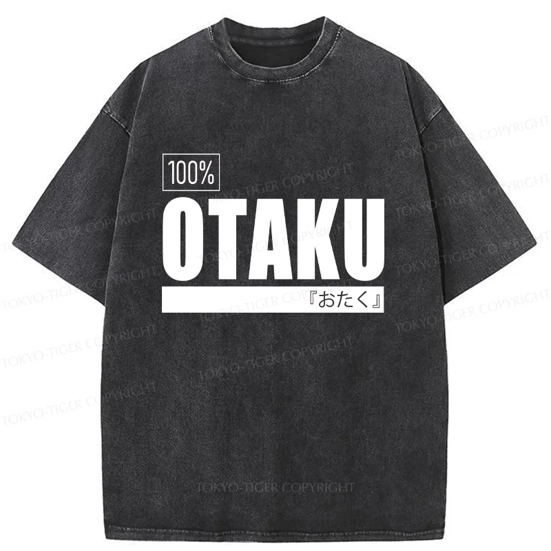 Tokyo-Tiger Deep Otaku Washed T-Shirt