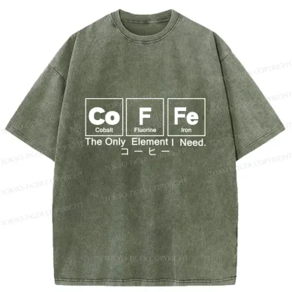 Tokyo-Tiger Water Of Life Funny Washed T-Shirt