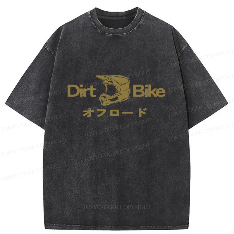 Tokyo-Tiger Dirt Bike Japan Washed T-Shirt