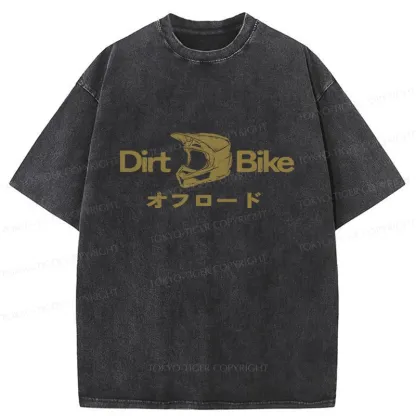Tokyo-Tiger Dirt Bike Japan Washed T-Shirt