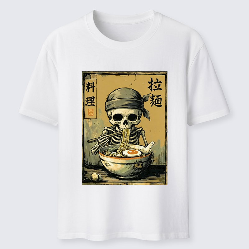 Tokyo-Tiger Funny Skeleton Ramen Classic T-Shirt