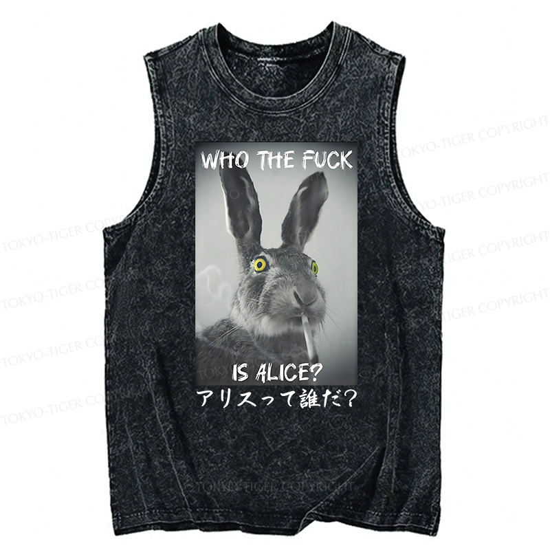 Tokyo-Tiger Who Is Alice? Washed Tank