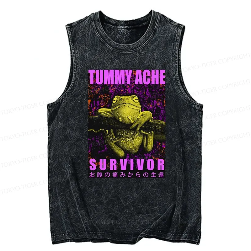 Tokyo-Tiger A Frog With Stomachache Washed Tank Sale