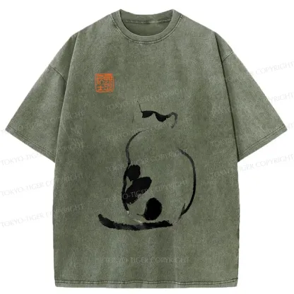 Tokyo-Tiger Cat's Back Japan Washed T-Shirt