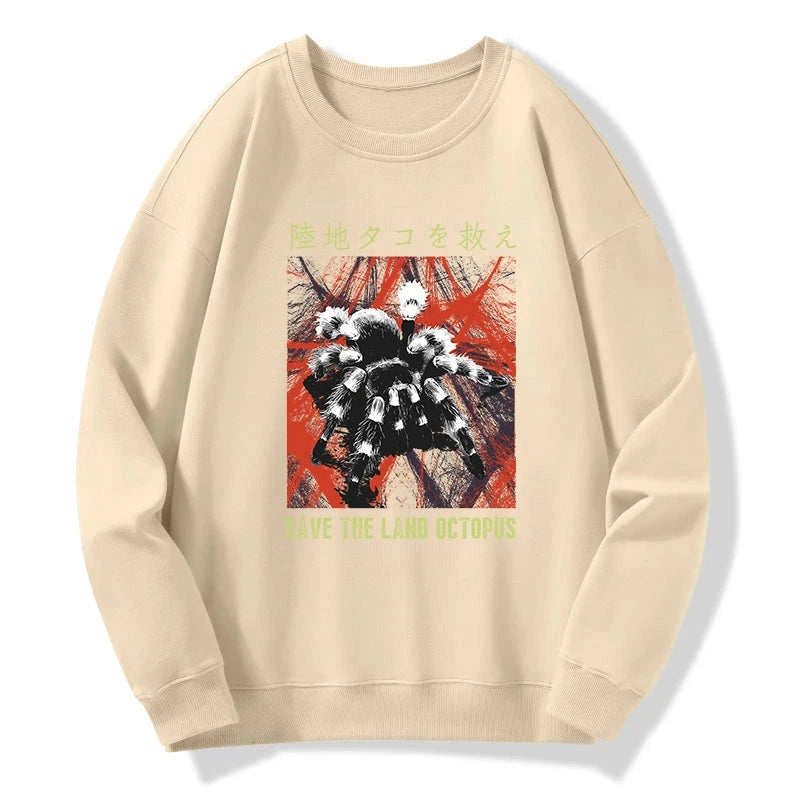 Tokyo-Tiger Real Scary Spiders Sweatshirt