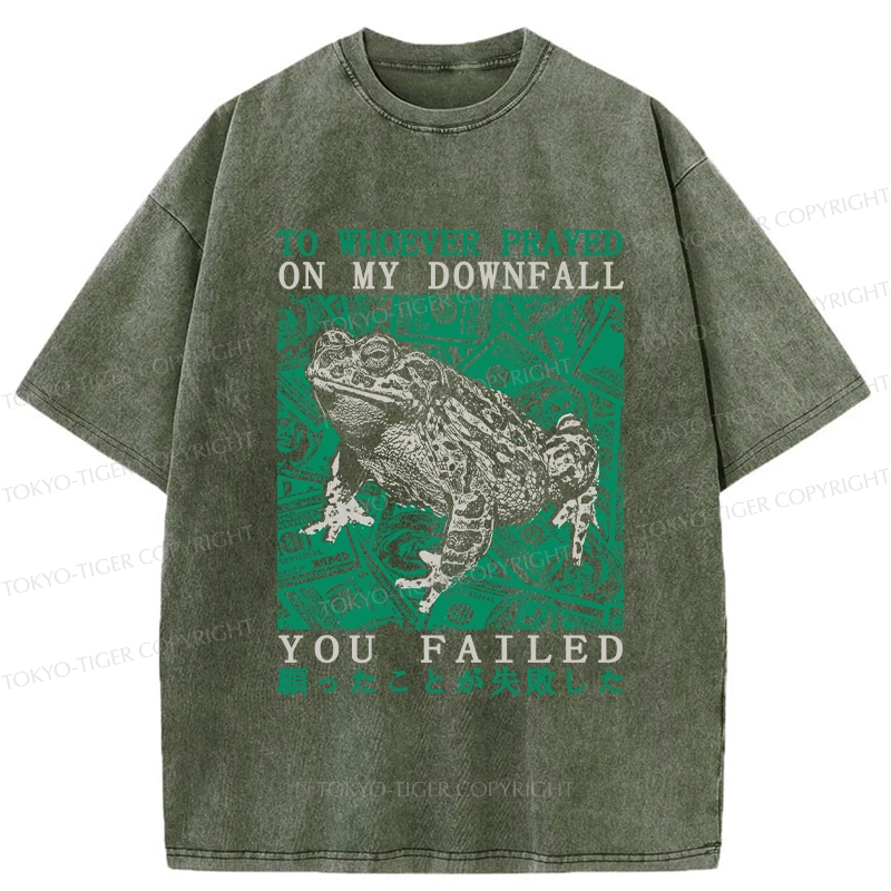 Tokyo-Tiger Your Expectations Are Dashed Washed T-Shirt