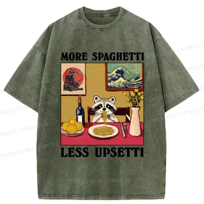 Tokyo-Tiger More Spaghetti Less Upsetti Japanese Washed T-Shirt