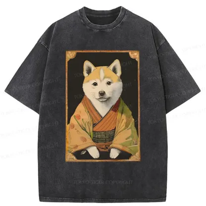 Tokyo-Tiger Elegant Mr. Dog Japan Washed T-Shirt