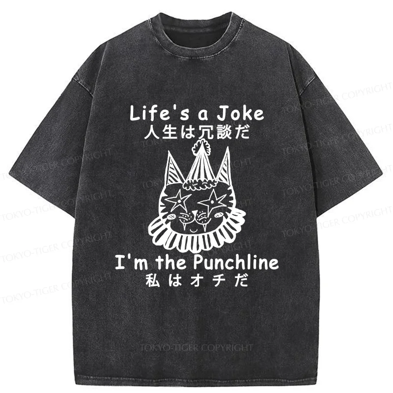 Tokyo-Tiger I'm The Punchline Washed T-Shirt