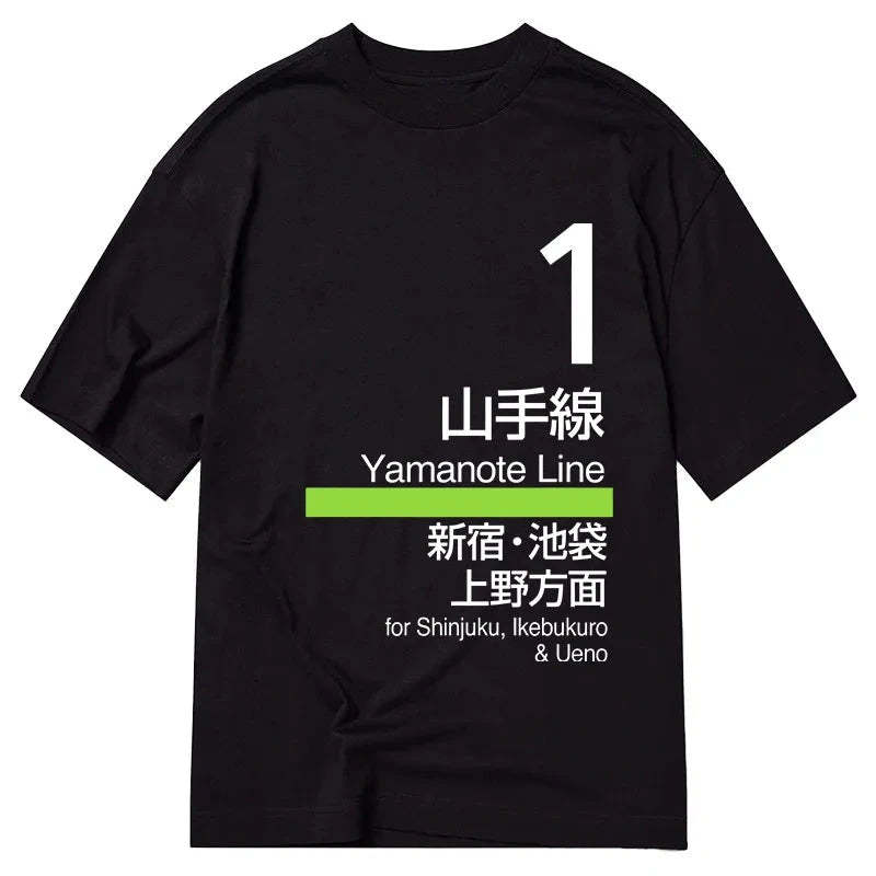 Tokyo-Tiger Tokyo Yamanote Line Platform Sign Classic T-Shirt Sale