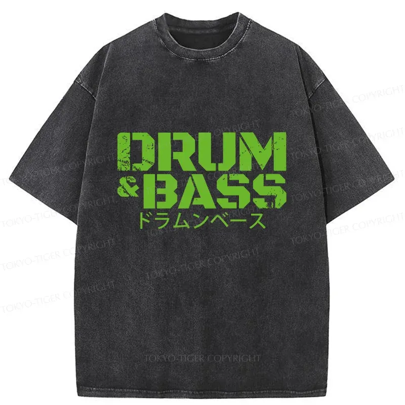 Tokyo-Tiger Heartbeat Rhythm Washed T-Shirt Sale
