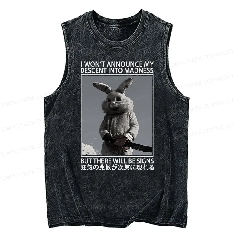 Tokyo-Tiger Rabbit Goes Into Madness Washed Tank Sale