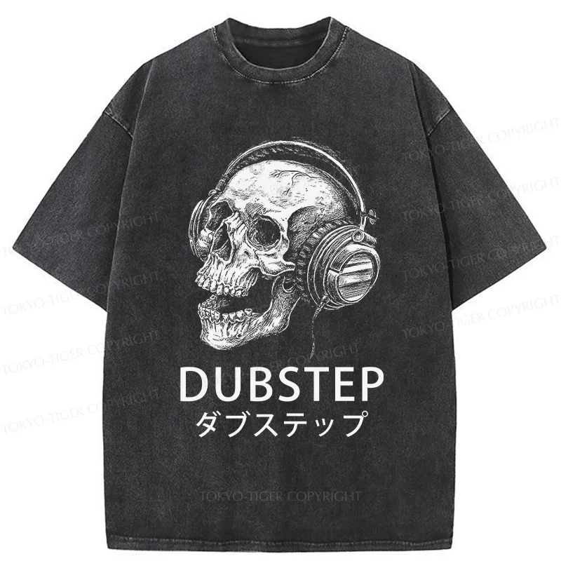 Tokyo-Tiger Dubstep Music Washed T-Shirt