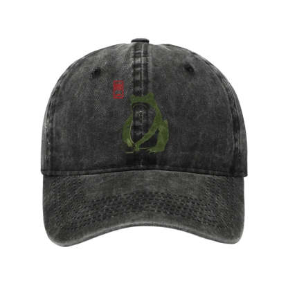 Tokyo-Tiger Woodblock Print Frog Washed Cap