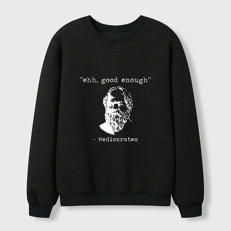 Tokyo-Tiger Mediocrates Meme Waffle Sweatshirt