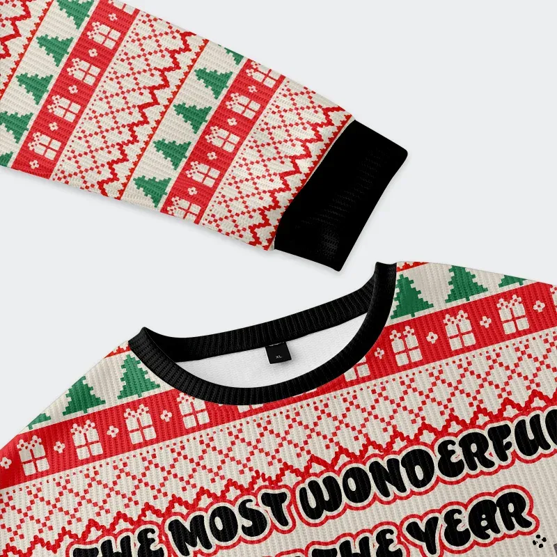 Tokyo-Tiger Happiest Time Christmas Ugly Sweatshirt