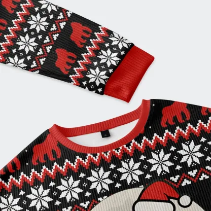 Tokyo-Tiger Bigfoot Christmas Ugly Sweatshirt