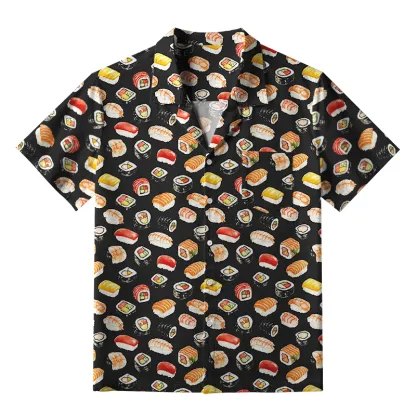 Tokyo-Tiger Japanese Delicious Sushi Aloha Hawaiian Shirt