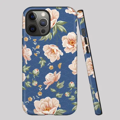 Tokyo-Tiger Flowers In The Waves Phone Case