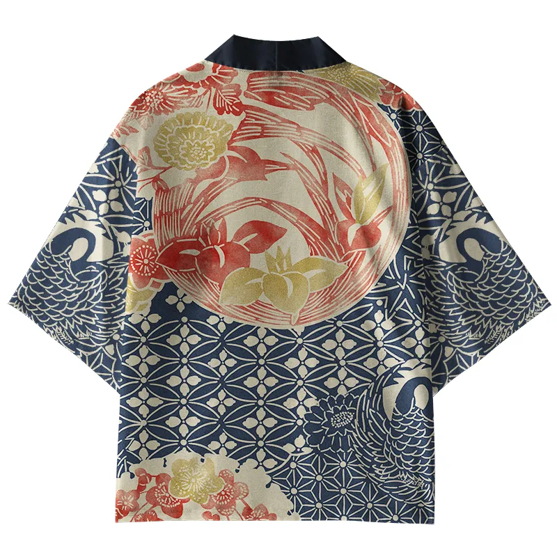 Tokyo-Tiger Sakura Flower Kimono Cardigan