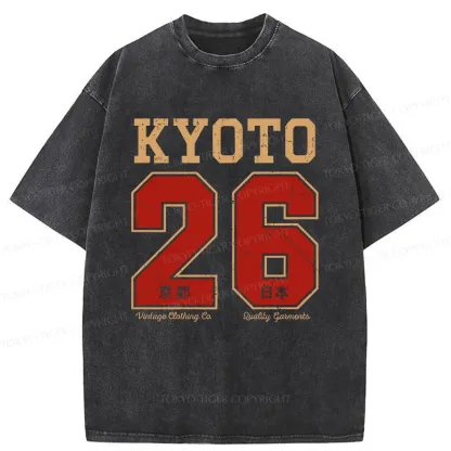 Tokyo-Tiger Vintage Tokyo Washed T-Shirt