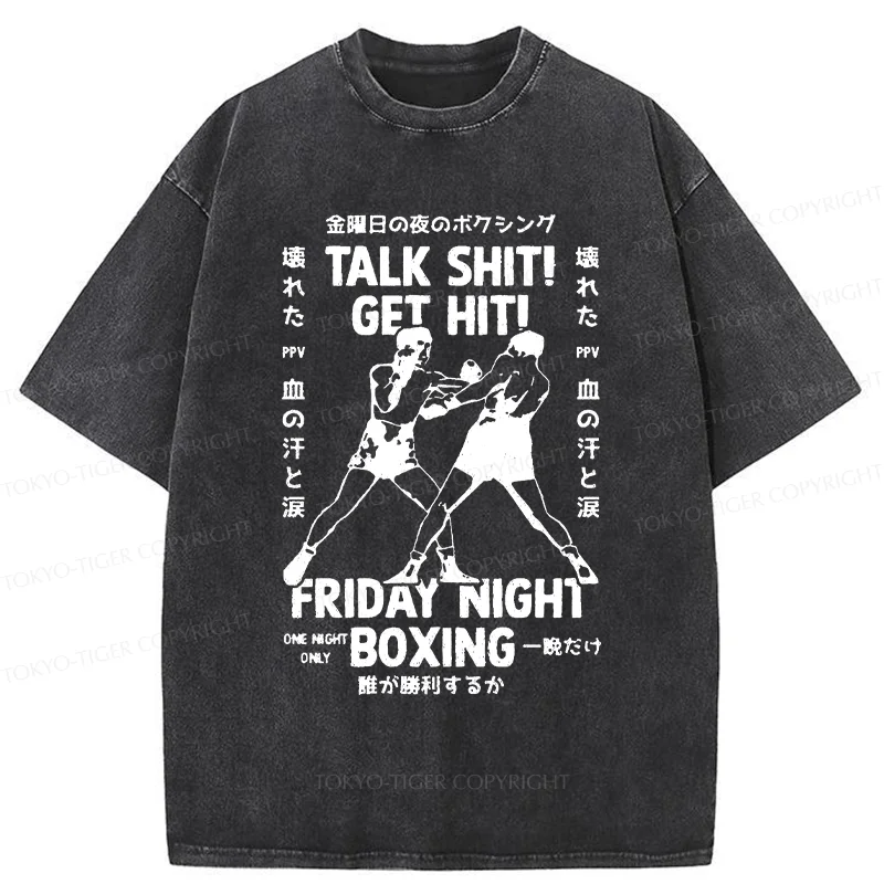 Tokyo-Tiger Friday Night Boxing Washed T-Shirt