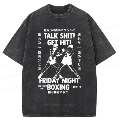 Tokyo-Tiger Friday Night Boxing Washed T-Shirt
