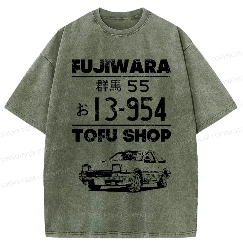 Tokyo-Tiger Vintage Fujiwara Car Washed T-Shirt