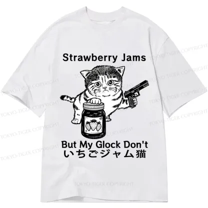 Tokyo-Tiger Strawberry Jam Cat Classic T-Shirt
